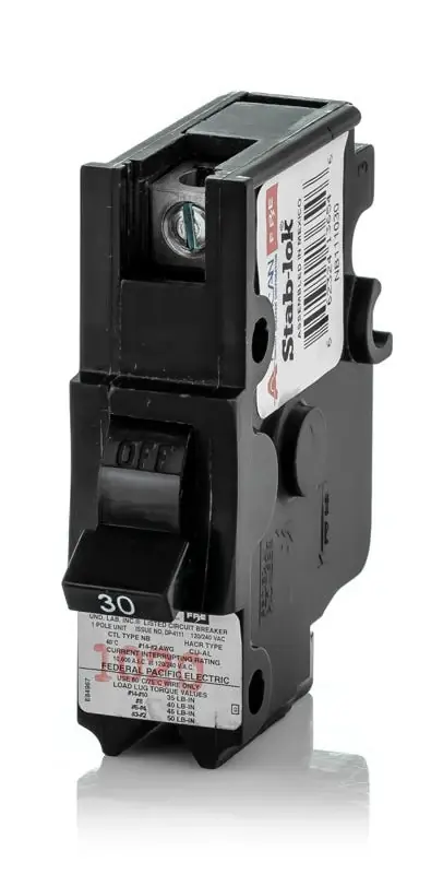 Federal Pacific NB111030 - 30A 1 Pole Molded Case Circuit Breaker Flash Sale