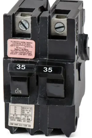 Federal Pacific NB221035 - 35A 2 Pole Miniature Circuit Breaker New Release