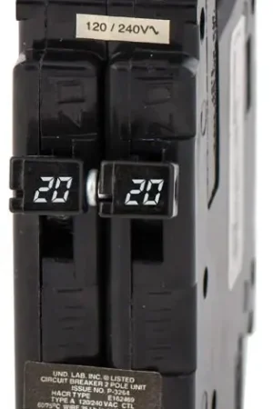 Eaton / Crouse-Hinds UBITBA220 - 20A 2 Pole Miniature Circuit Breaker Final Sale