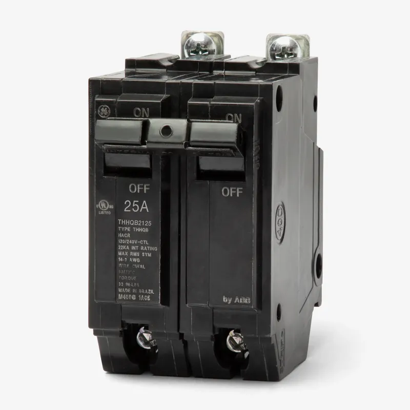 Luxury ABB / General Electric THHQB2125 - 25A 2 Pole Miniature Circuit Breaker