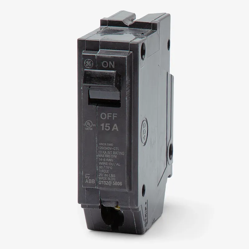 ABB / General Electric THQL1115 - 15A 1 Pole Miniature Circuit Breaker Trusted Brand