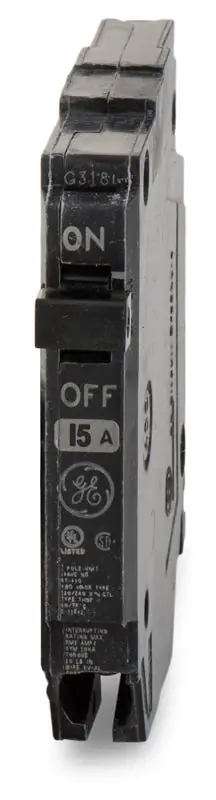 Free Returns ABB / General Electric THQP115 - 15A 1 Pole Miniature Circuit Breaker