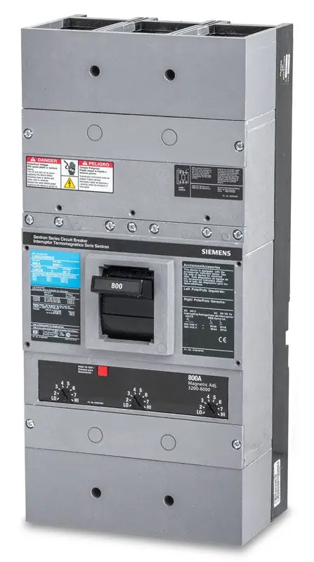 Same Day Shipping Siemens LMXD63B800 - 800A 3 Pole Molded Case Circuit Breaker