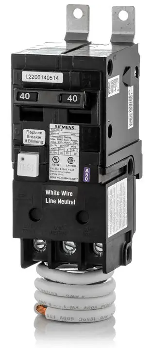 Must Have Siemens BF240A - 40A GFCI Molded Case Circuit Breaker