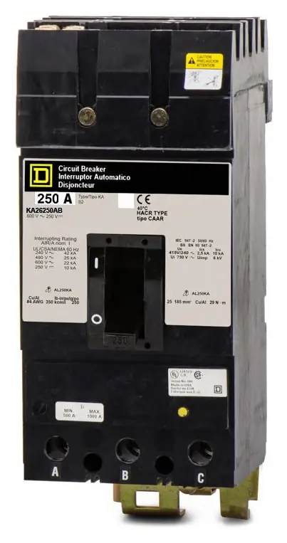 Grab Now Square D KA26250AB - 250A 2 Pole Molded Case Circuit Breaker