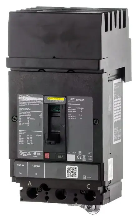 Square D HJA260404 - 40A 2 Pole Molded Case Circuit Breaker Premium