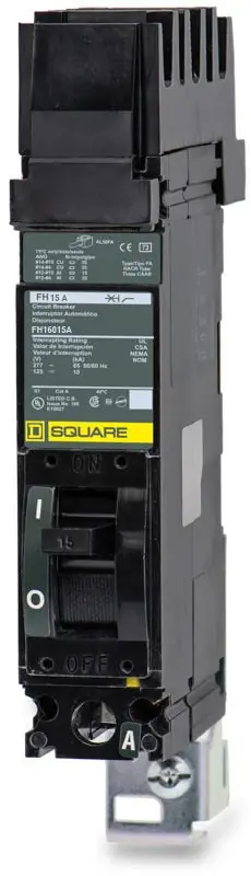 Square D FH16015A - 15A 1 Pole Molded Case Circuit Breaker Hot Picks