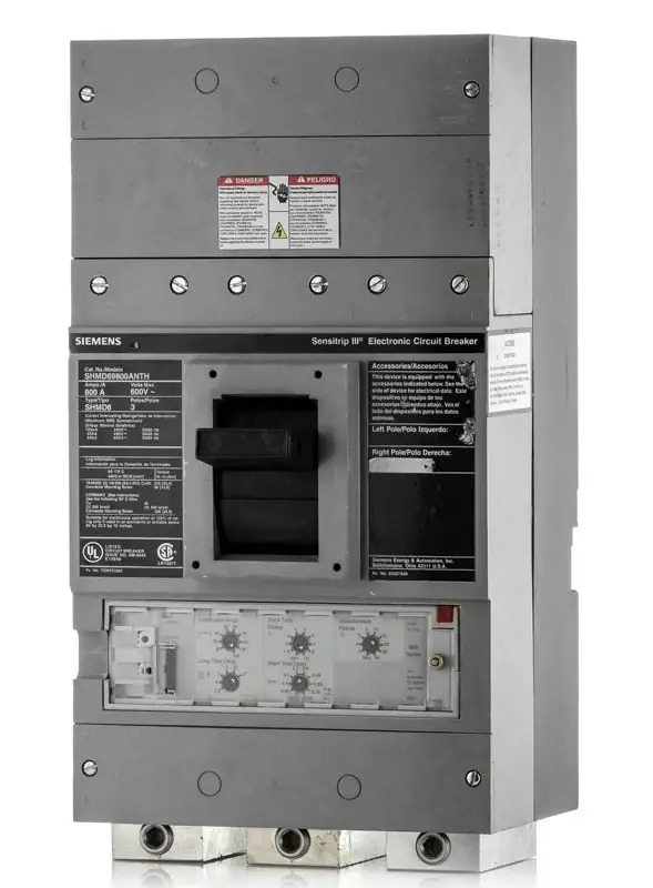 Buy Today Siemens SHMD69800ANTH - 800A 3 Pole Molded Case Circuit Breaker