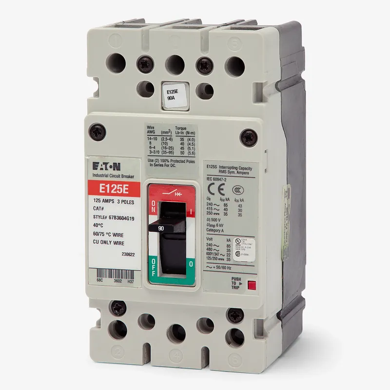 Eaton / Cutler-Hammer EGE3090FFG - 90A 3 Pole Molded Case Circuit Breaker Time-Limited