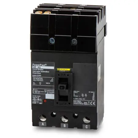 Factory Price Square D QBA32080 - 80A 3 Pole Molded Case Circuit Breaker