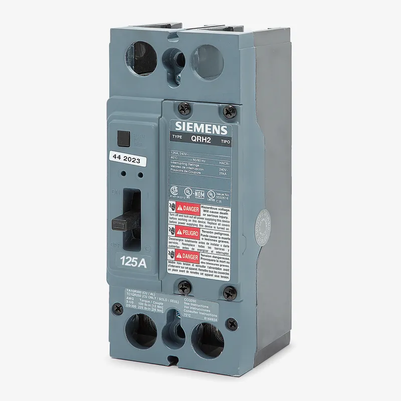 Siemens QRH22B125L - 125A 2 Pole Molded Case Circuit Breaker Discount