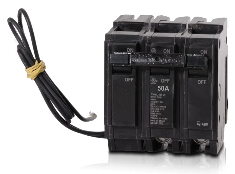 ABB / General Electric THQL2150ST1 - 50A 2 Pole Miniature Circuit Breaker Weekend Sale