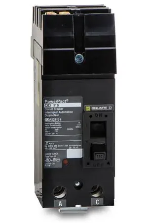 Budget Square D QDA221101 - 110A 2 Pole Molded Case Circuit Breaker