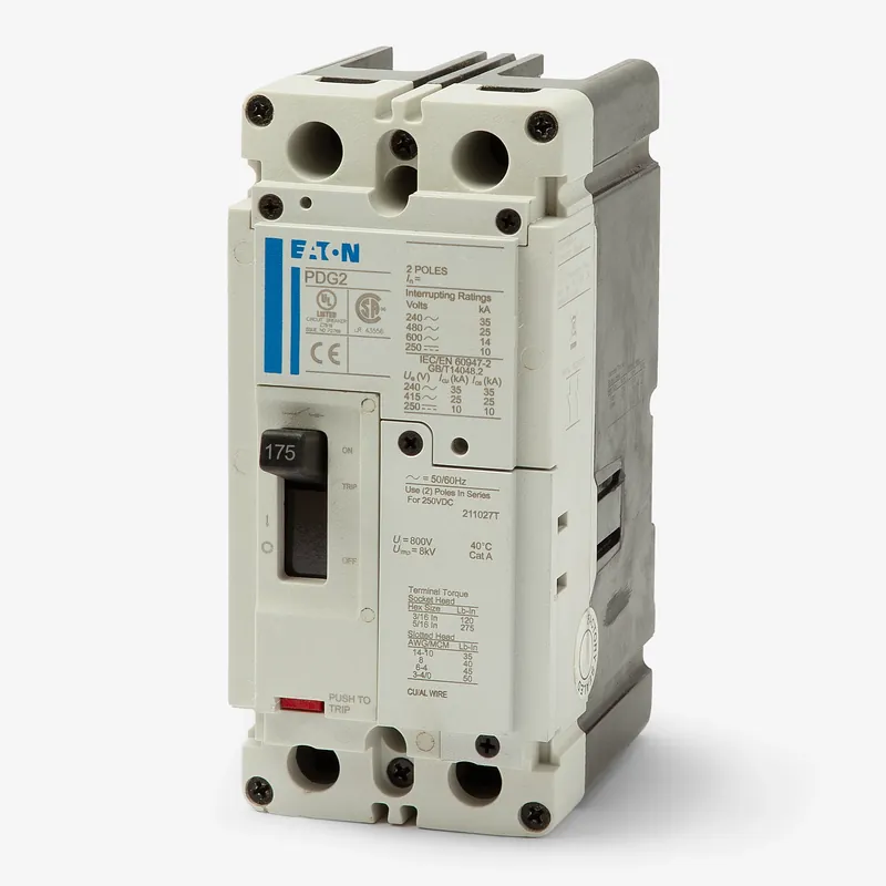 Eaton / Cutler-Hammer PDG22F0175TFFJ - 175A 2 Pole Molded Case Circuit Breaker Budget