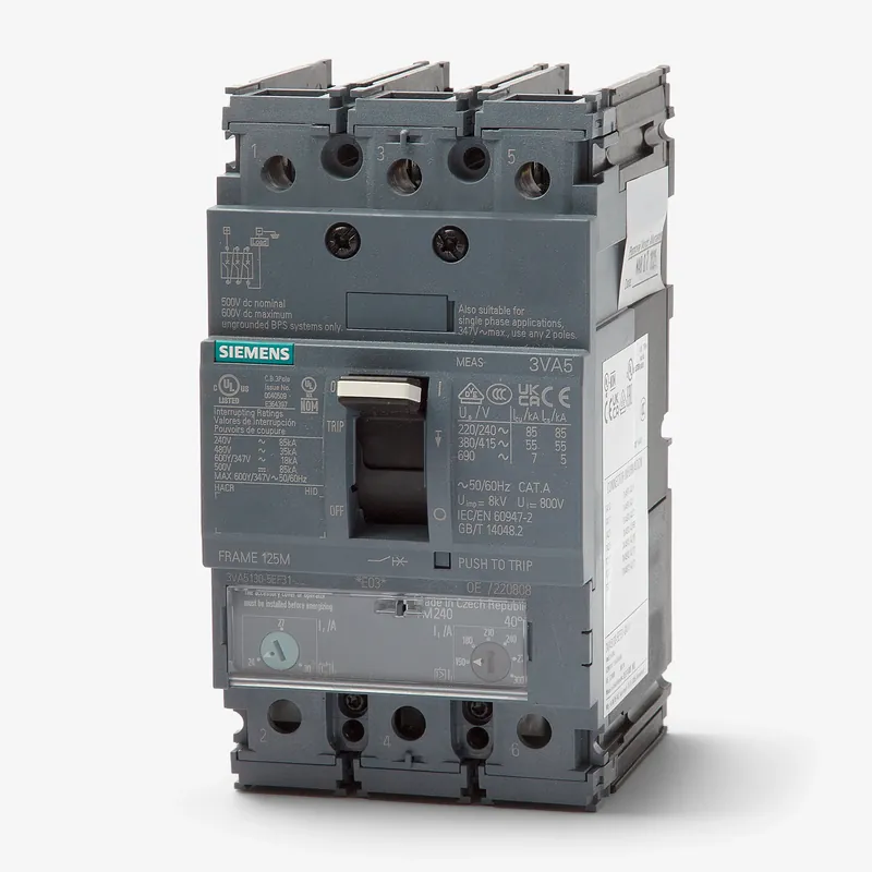 Siemens 3VA5195-5EF31-0AA0 - 15A 3 Pole Molded Case Circuit Breaker Top Pick