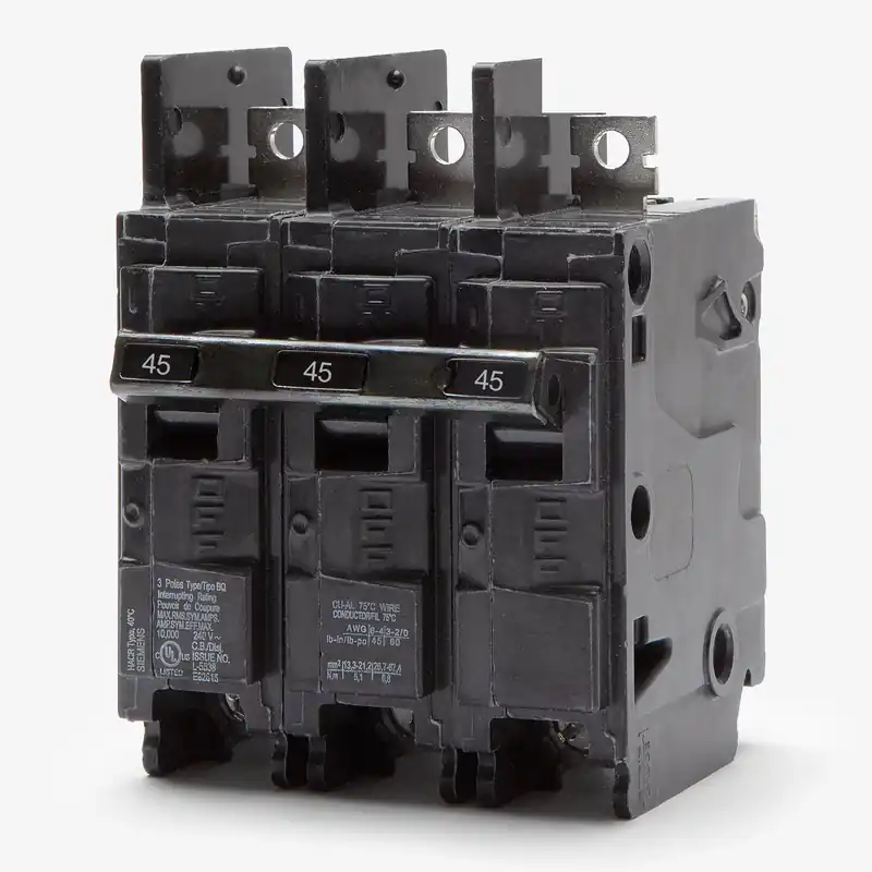 Siemens BQ3B045H - 45A 3 Pole Molded Case Circuit Breaker Budget