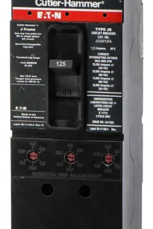 ABB / Thomas & Betts JS360125A - 125A 3 Pole Molded Case Circuit Breaker Seasonal Sale