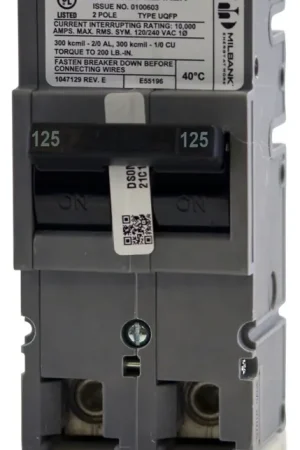 Mega Sale Zinsco QFP125-2 - 125A 2 Pole Molded Case Circuit Breaker