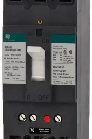 Time-Limited ABB / General Electric TFK236070 - 70A 3 Pole Molded Case Circuit Breaker