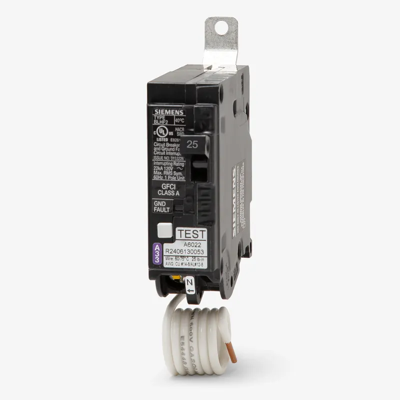 Siemens BF125AH - 25A GFCI Molded Case Circuit Breaker Time-Limited