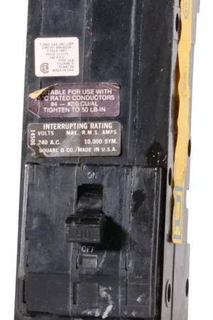 Big Sale Square D Q1B390 - 90A 3 Pole Molded Case Circuit Breaker