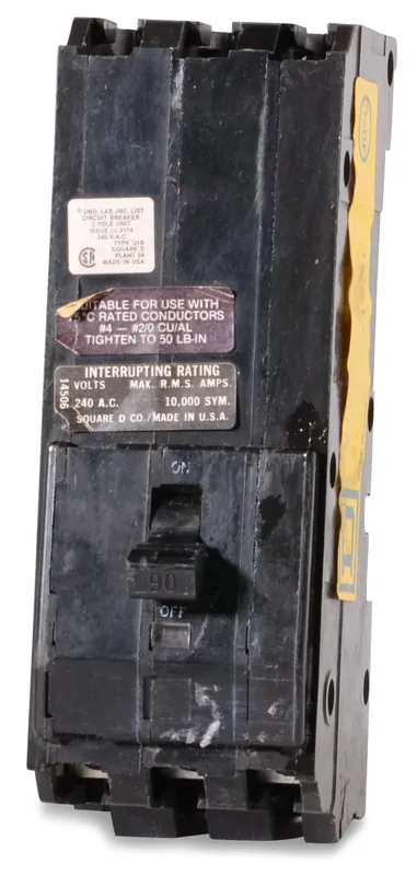 Big Sale Square D Q1B390 - 90A 3 Pole Molded Case Circuit Breaker