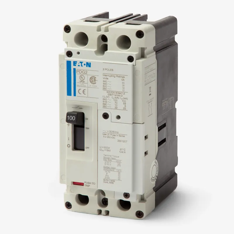 Eaton / Cutler-Hammer PDG22G0100TFFL - 100A 2 Pole Molded Case Circuit Breaker Fast Shipping