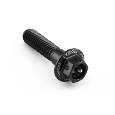 Free Returns Aluminium Shouldered Flanged Hex Bolt M6x(1.00mm)x25mm Race Spec Etched