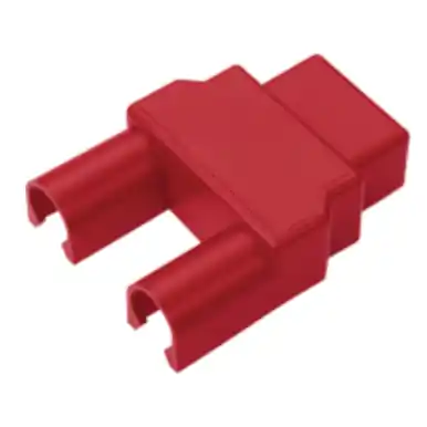 468D9V02 VTE - Dual Entry Battery Terminal Insulator, 4/0 AWG, Red Top Pick