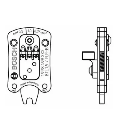 While Supplies Last 1928498838 Bosch BTC/BTL 1.5, 2.8, 4.8 Crimping Tool (1.5 / 1.0)