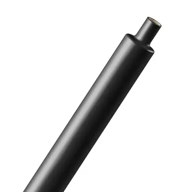 Luxury H2A0.50BK TechFlex Sleeving, Shrinkflex, Dual Wall Adhesive, 2 1, 1/2 Inch, Black