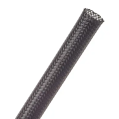 Get Yours PTN0.50BK55 TechFlex Sleeving, Flexo PET, 1/2 Inch, Black, 55 Inch Piece