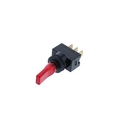 New Arrival TE5-1A-DC-1-RL Switch Components - Wedge Toggle - 3P SPST OFF-ON, Red LED