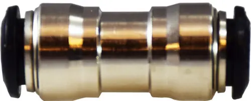 Midland Metal 20729N Straight Reducing Union, 12 mm Push-In x 10 mm Push-In, Brass, Nickel-Plated Discount