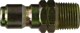 Midland Metal 86042 Straight Through Quick Disconnect Plug, 1/2 in MPT, Steel Trending