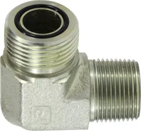 Deal Midland Metal FS250164 90 deg Elbow, 3/8 in Male ORFS x 1/4 in MNPT, Steel
