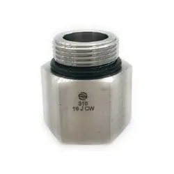 Stainless Adapters SS6405-04-04 Adapter, 4 in Male ORB x 1/4 in FNPT, Stainless Steel Best Price