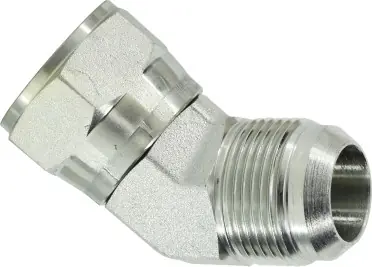 Midland Metal 650216 45 deg Swivel Nut Elbow, 1-5/16 in Female JIC x 1-5/16 in Male JIC Limited Offer