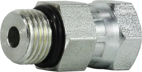 Brand New Midland Metal 6900O812 Straight Swivel Adapter, 1/2 in Male ORB x 3/4 in FNPSM, Steel