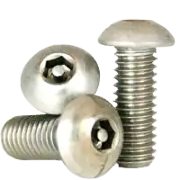 10-32 x 3/8" Button Head Socket Cap Screws, Tamper-Resistant, 18-8 Stainless Steel, Full Thread, Fine (UNF), Qty 100 Top Rated