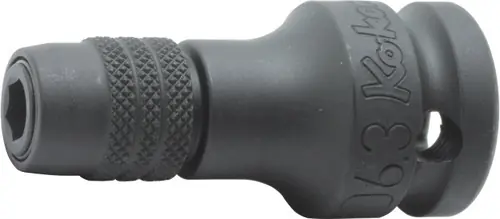 Ko-ken 14142-D6.3 1/2 Sq. Dr. Adaptor 1/4 For 1/4H Bit Length 55mm Locking Quick release Best Price