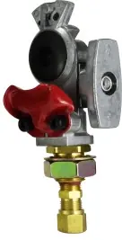Midland Metal 39524 Knob Style Gladhand, Gladhands, Gladhand Shutoff Emer3/8Ftgscp Fnsh, Brass Fittings Special Offer