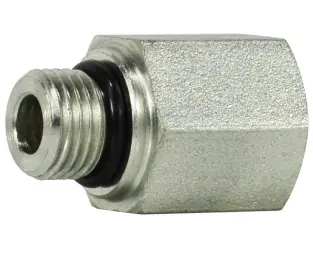 Midland Metal 6405O106 Straight Adapter, 7/8 in Male ORB x 3/8 in FNPT, Steel Hot Picks