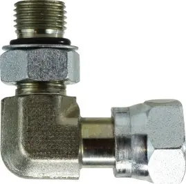 Affordable Midland Metal FS680988 90 deg Swivel Elbow, 3/4 in Male ORB x 13/16 in Female ORFS, Steel