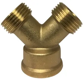 Best Price Midland Metal 30141 Wye Connector, 3/4 in FGH x 3/4 in MGH x 3/4 in MGH, Zinc