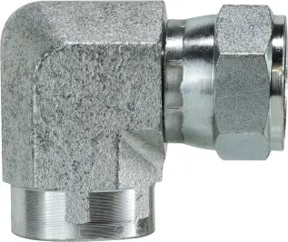 Midland Metal 65031212 Swivel Nut Elbow, 3/4 in JIC Tube x 3/4 in FPT, Steel Best Choice