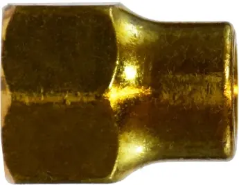 Midland Metal 10032 Hex Long Forged Nut, 5/8 in SAE 45 deg Flare, Brass Special Offer