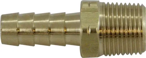 Midland Metal 32453 Rigid Adapter, 3/8 in Hose x 3/8 in Male BSPT, Brass Top Rated