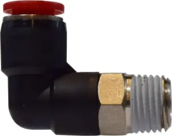 Reduced Price Midland Metal 20854 90 deg Swivel Elbow, 14 mm Push-In x 1/2 in Male BSPT, Composite, Nickel-Plated