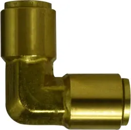 New Release Midland Metal 650800 90 deg Union Elbow, 1/2 in Push-In Tube x 1/2 in Push-In Tube, Brass